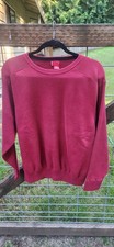 Mens Levis brand size xl solid Red pullover sweater