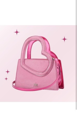 Te Amo Cutout Heart Handle Removable Strap Handbag Purse and Bag - Picture 3 of 8