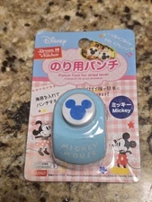 Daiso Brand: Disney Mickey Mouse Blue & White Dried Laver Punch NEW 