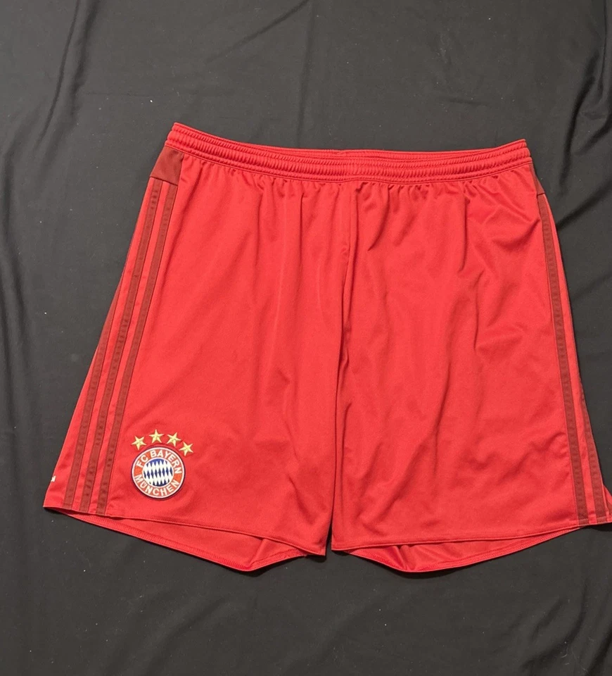 FC Bayern Shorts 2015/16 Adidas Men’s Size XL Bundesliga München Munich - Image 3 of 4