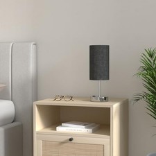 BRIGHTEVER TOUCH CONTROL TABLE LAMP SET OF 2, WITH 2 USB CHARGING - BLACK