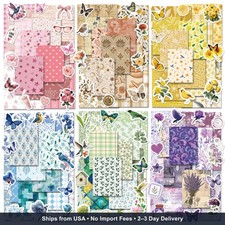 540 PCS Vintage Floral Scrapbook Supplies Scrapbook Stickers, Junk Journal Sup