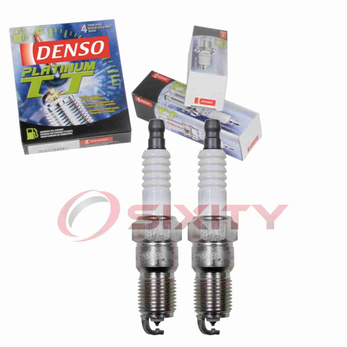 2 pc DENSO 4511 Platinum TT Spark Plugs for ZZN2-18-110D ZZN2-18-110 sj