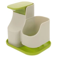 Soap Dispenser Plastic Hand Soap Pump Bottle Countertop Organizer Tray