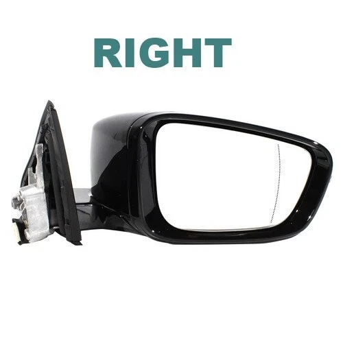 For BMW G20 G28 RH Passenger Black 5-pin Mirror Blind Line Turn Light Memory