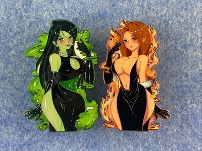 Kim Possible Kim Shego Dress Cartoon Anime Enamel Pin