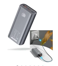 Poweradd Pro 10000mAh Portable Power Bank Portable Fast Charging 30W
