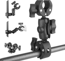 Double Clamp Mount Umbrella Chair Clamp 360  Magic Arm Umbrella Holder Clip