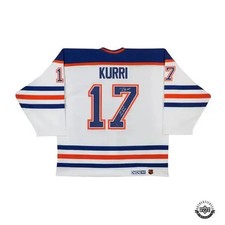 Jari Kurri Autographed & Inscribed Edmonton Oilers® Authentic White Jersey