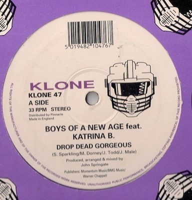 Boys Of A New Age Feat. Katrina B. - Drop Dead Gorgeous - UK 12'' Vinyl - 1997...