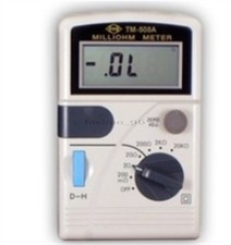 Misuratore da 1 Milliohm a 20K Ohm Milliohm Tenmars TM-508A in sei passaggi commutabili na