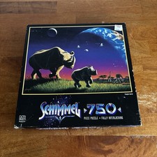 Schimmel 750 Rhinoceros Jigsaw Puzzle Complete