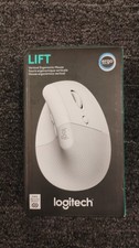 Logitech Lift Wireless Vertical Mouse - Pale Gray - USED - K3