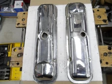 PONTIAC 1965 CHROME VALVE COVERS , READ DESCRIPTION