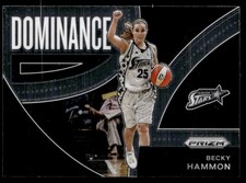 2022-23 Panini Prizm WNBA Dominance Becky Hammon San Antonio Stars #11