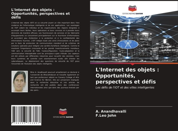 A. Anandhavalli (U. A.) | L'internet Des Objets : OpportunitéS, Perspectives...-image