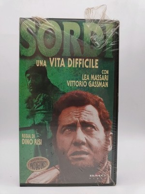 VHS Film UNA VITA DIFFICILE Dino Risi Alberto Taudi 1996 Protagonisten BMG