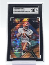 DONOVAN MCNABB 2023 SELECT DRAFT NEON ORANGE PULSAR PRIZM /26 SGC 10 Q3773