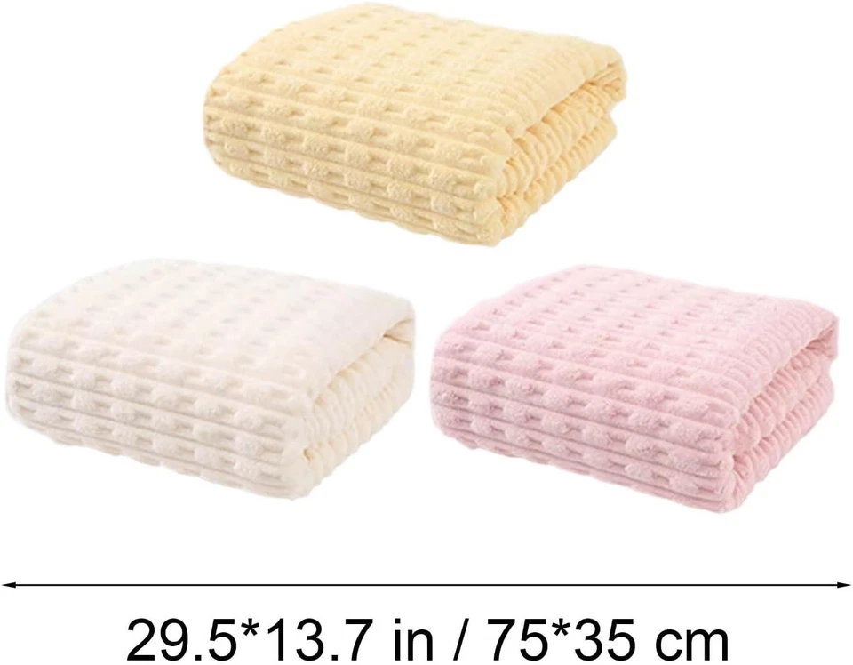 Paquete de 3 Toallas de Baño de Microfibra - Secado Rápido - Terciopelo de Microfibra Altamente Absorbente Foto 3 de 4