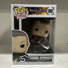 Attack on Titan Connie Springer Funko Pop! Figura Vinilo #1991 Con Protector Pop