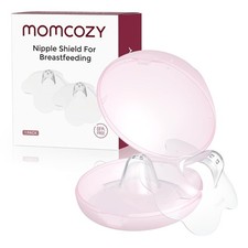Nipple Shield, Floral Contact Nipple Shield for Breastfeeding Moms 1 Pair, 20mm 