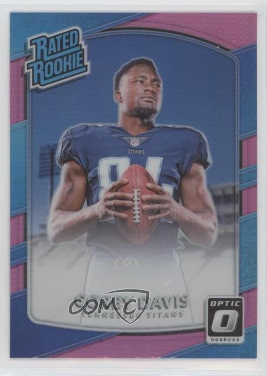2017 Donruss Optic Rated Rookie Pink Prizm Corey Davis #166 gl2
