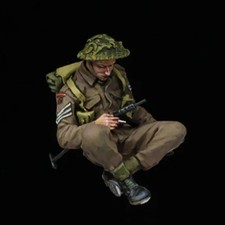 1/35 WW2 British Infantry Soldiers RESIN FIGURE MODEL KIT Unassembled Unpainted