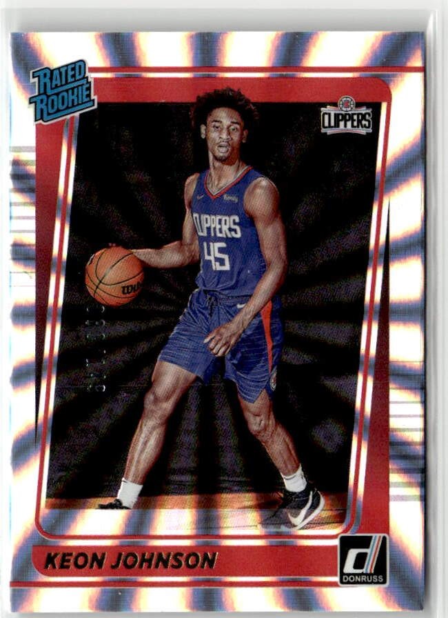 2021-22 Donruss #242 Keon Johnson Holo Laser #/149