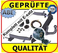 Ahk & ES7 FüR Honda Accord Viii Tourer Bj 2003-2008 AnhäNgevorrichtung + E-Satz