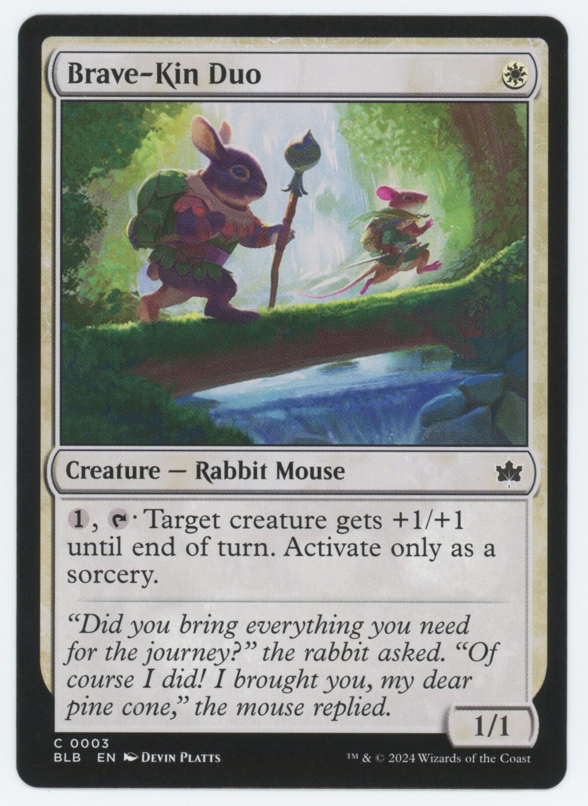 Brave-Kin Duo - 0003 - Bloomburrow MTG (BLB) - C - Regular