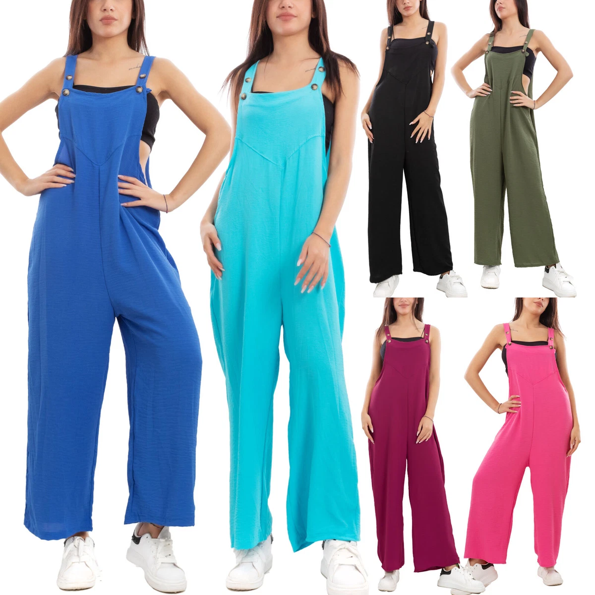 Owegvia Tuta estiva da donna Y2k con pantaloncini in pizzo patchwork spalle scoperte a maniche lunghe tutina pagliaccetto club streetwear, Nero , S