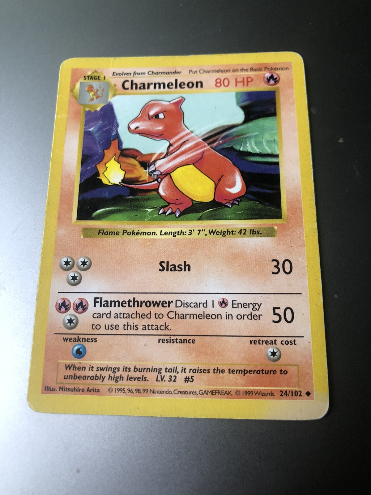 1995 Pok mon Charmeleon 24 102 Rare EBay 1995-pok-mon-charmeleon-24-102-rare-ebay