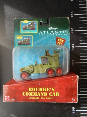 DISNEY ATLANTIS LOST EMPIRE Rourke's Command Car Mattel N5 | eBay