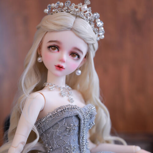 1/3 BJD Puppe Prinzessin Mädchen handbemalt Gesicht Make-up veränderbar gold Weihnachtsgeschenk - Bild 8 von 13