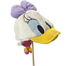 Tokyo Disney Resort Daisy Duck Plush Hat Funny Fluffy Cap Ears Costume Headband