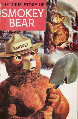 1960s The True Story of Smokey the Bear Comic Book 1969 Prevent Forrest Fires