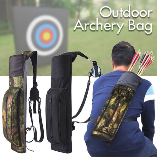 Archery Quiver Rücken Taille Schultertasche Halter Pfeil Tasche Einzel Doppel Schulter - Bild 1 von 30