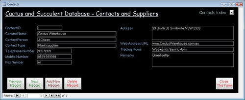 Cactus + Succulent Database Software CDROM Windows 7/8/10/11 XP Vista - Picture 4 of 6