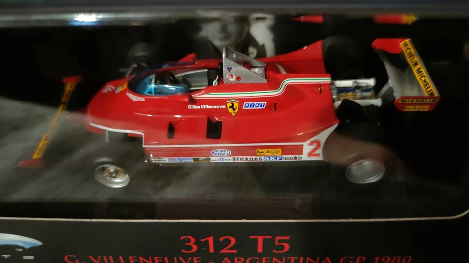 Mattel Elite T6273 Ferrari 312 T5 Argentina GP 1980 Gilles Villeneuve 1/43 - Immagine 3 di 3
