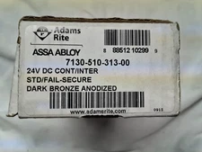 Adams Rite 7100-315-313-00 Assa Abloy Dark Bronze 24V DC Container FS NIB