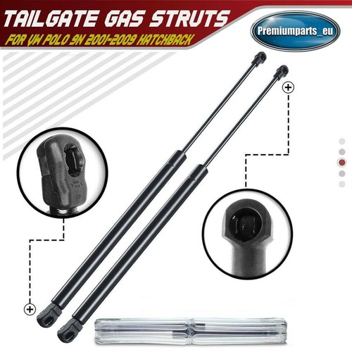 2x Tailgate Rear Boot Trunk Gas Struts for VW Polo 9N 0109 Hatchback