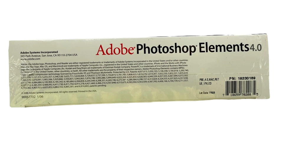 Adobe Photoshop Elements 4.0 Macintosh Mac Works With iPhoto - SEALED - Image 4 of 4