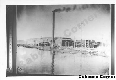 Salt Lake City Jordan River Kraftwerk vor 1912 s/w Foto (1698)