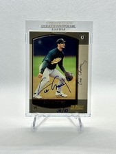 2004 Bowman Sterling Rare Buyback Autograph ERIC CHAVEZ 9/10 Auto Athletics A's