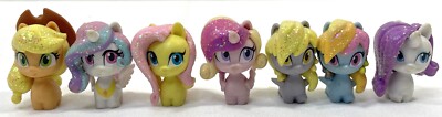 My Little Pony Mini Lot Of 7 Unicorn Party Toy Mini Figures Hasbro
