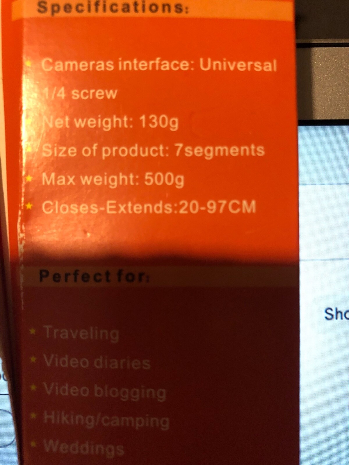 MONOPOD Z071 for camera eBay