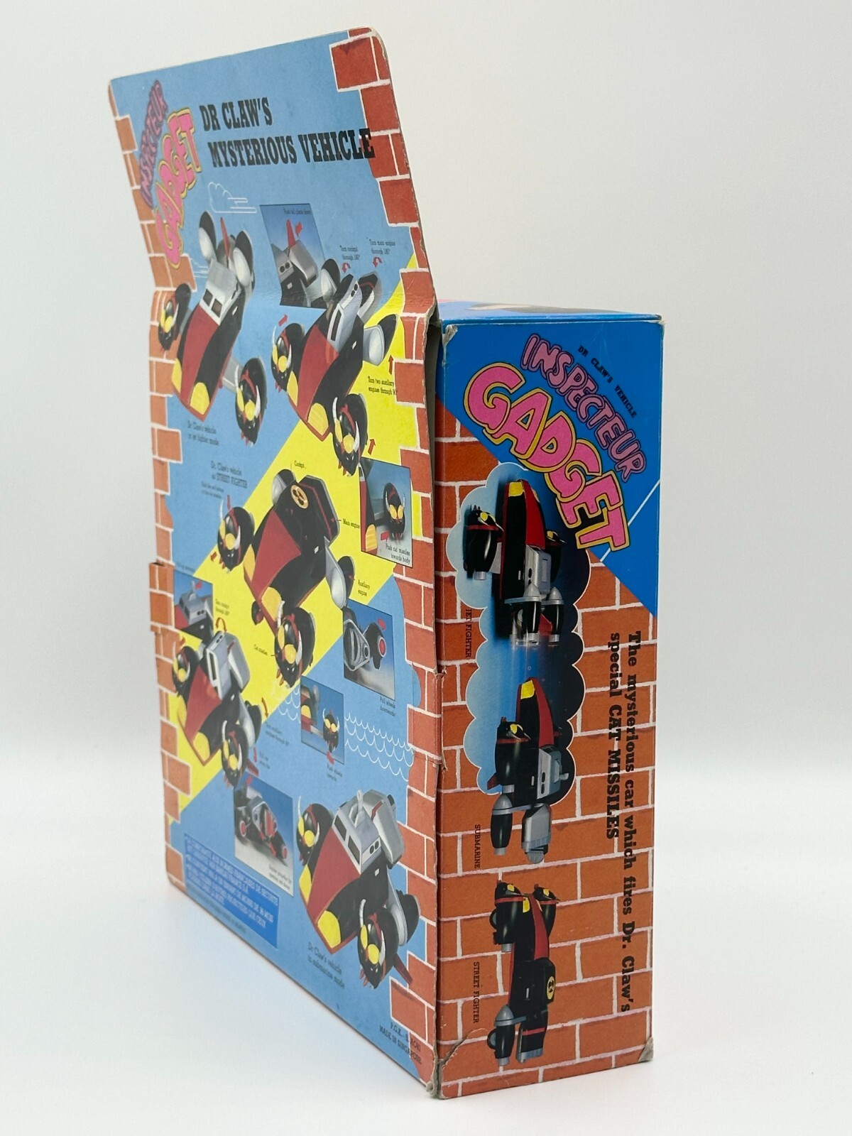 Figurine Inspecteur Gadget 1983 Par Popy/Bandai, Manteau, 14 Cm, état D'occasion