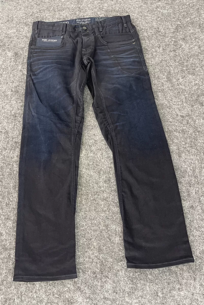Gespierd omverwerping Snel PME Legend Jeans Mens 36x34 Dark Wash Button Fly Denim Pants NEW Stretch  A12 | eBay