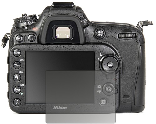brotect Pellicola Protettiva Vetro per Nikon D7100 Protezione Schermo [Durezza Estrema 9H, Chiaro