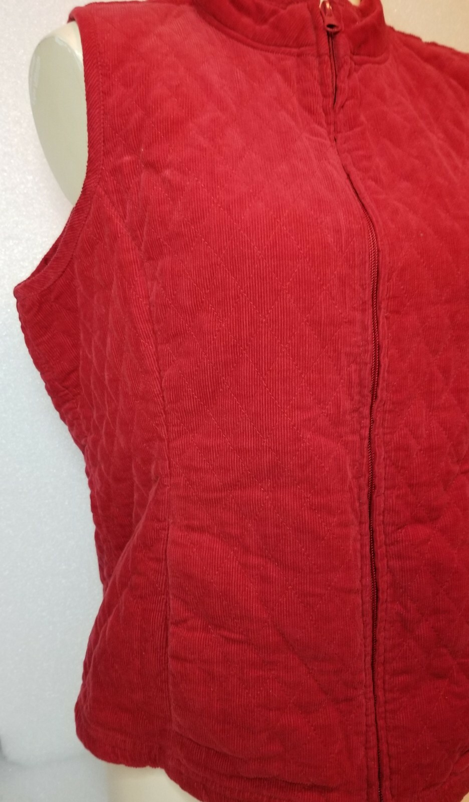 Women's Basic Editions Casual corduroy Vest/Jacke… - image 6